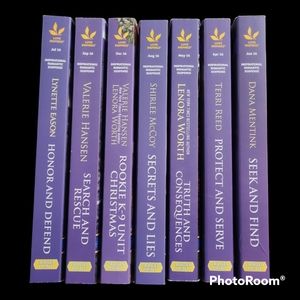 Love Inspired Suspense Rookie K-9 Larger Print 7 Paperback Books